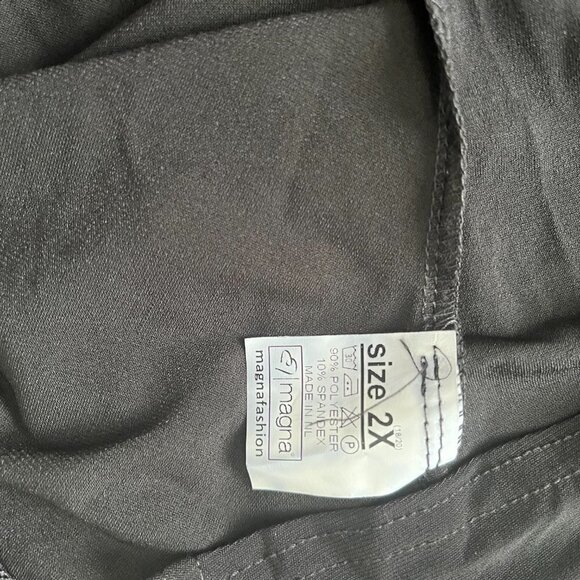 Magna Black Tank Top – Size 2X (18/20) - Picture 3 of 8